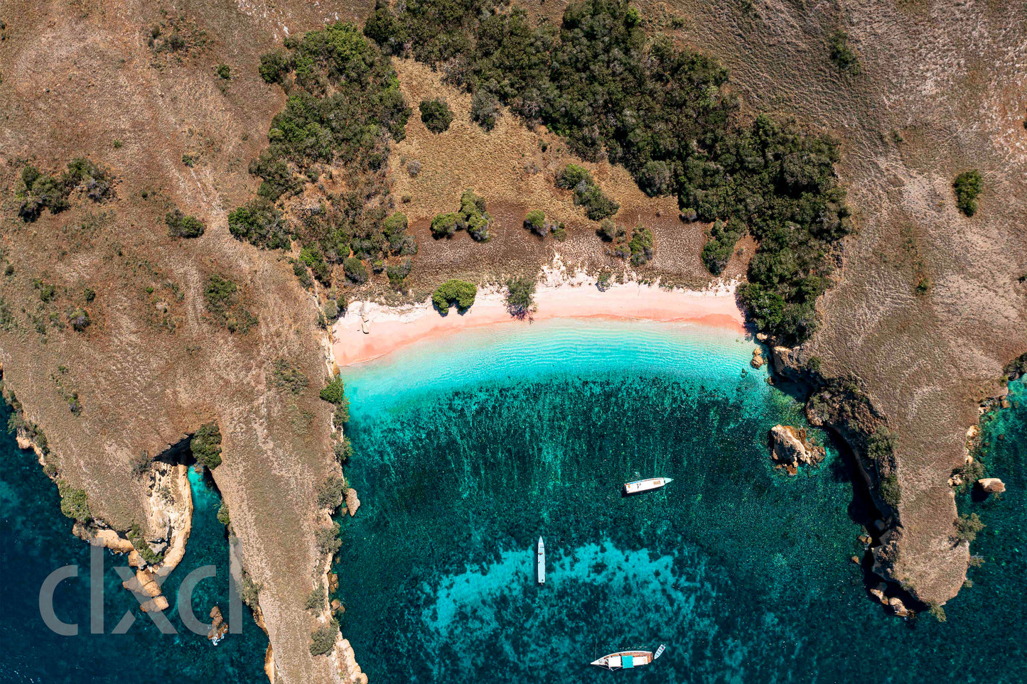 Pink Sand Beach Overhead